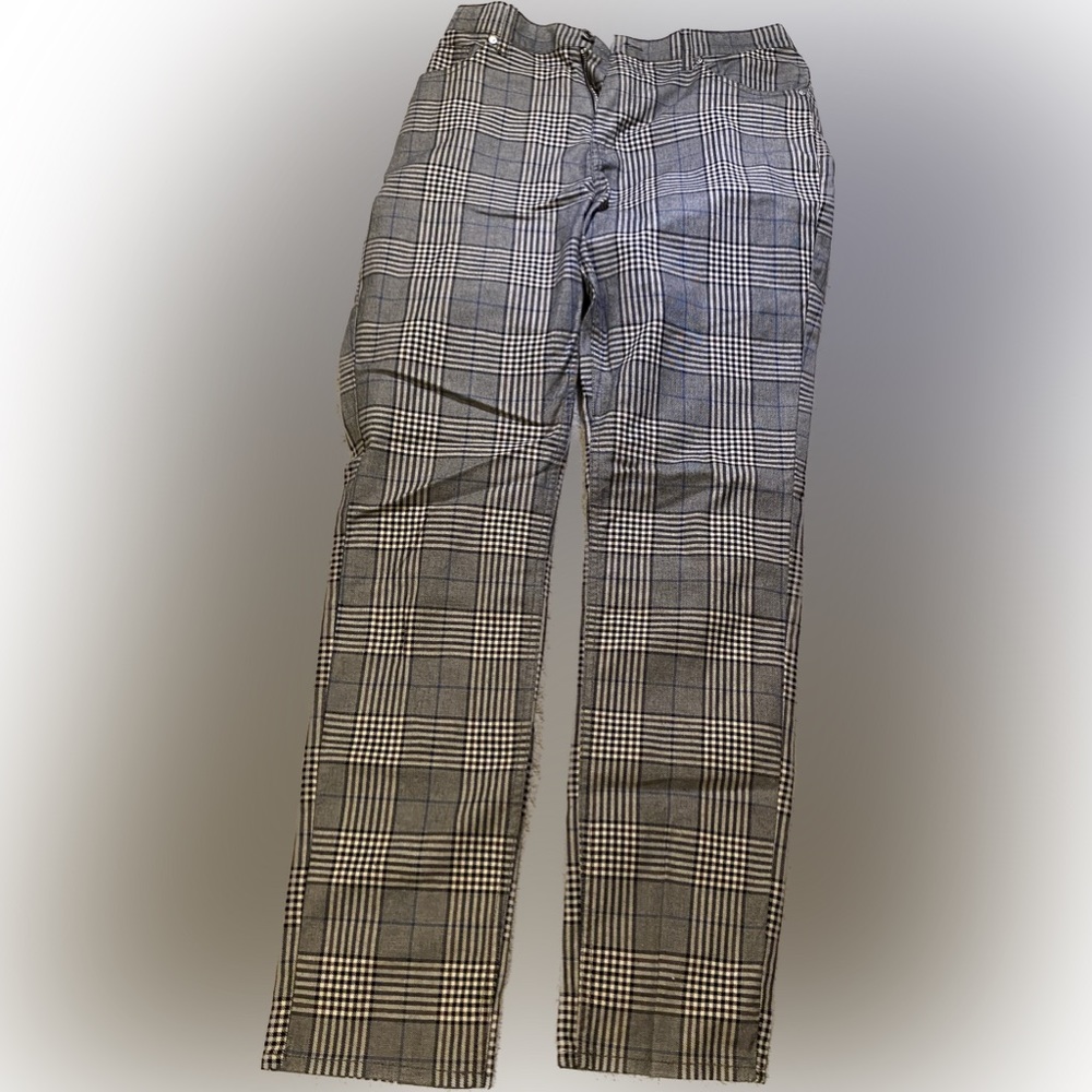 Women’s Plaid Straight Pants